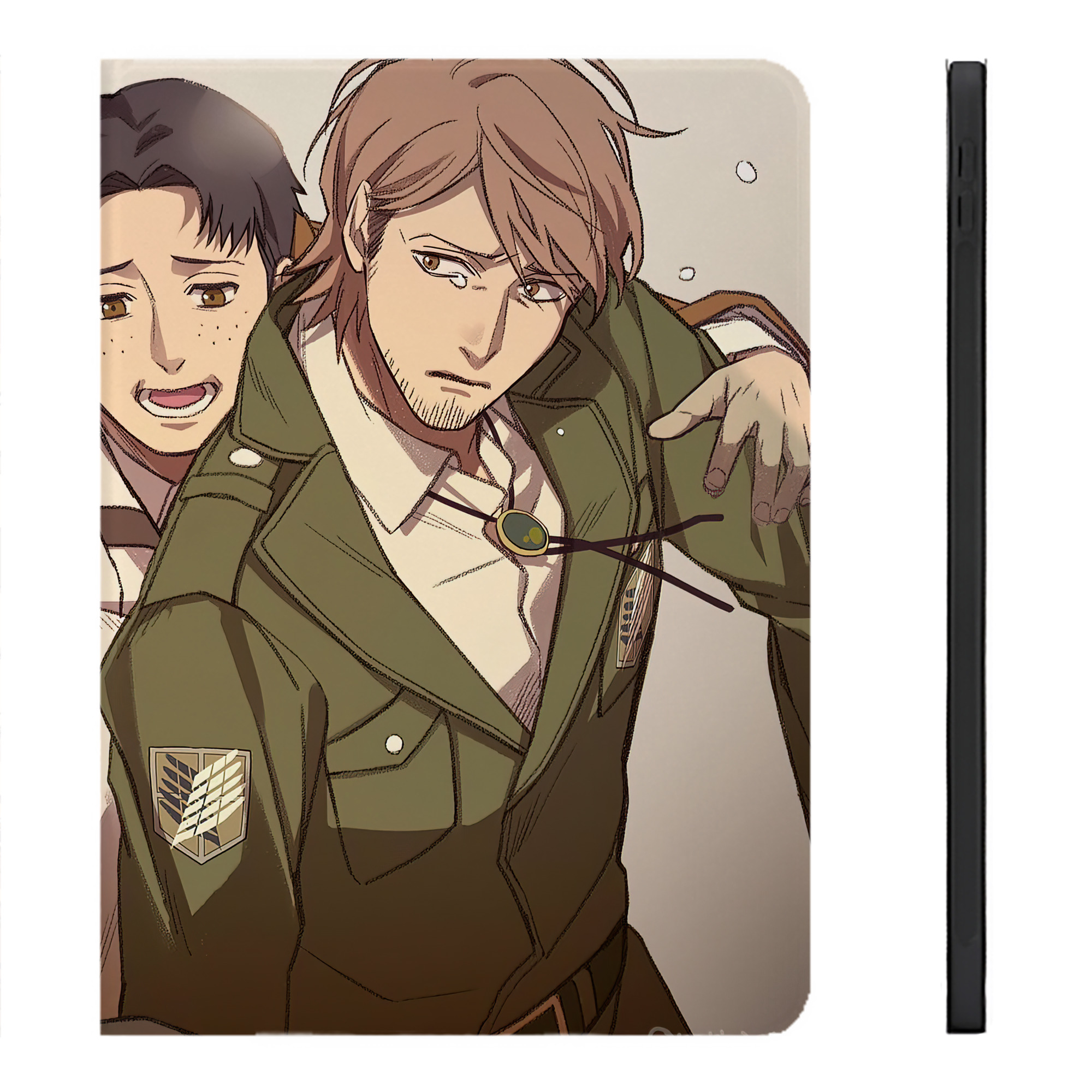 （画像用） 進撃の巨人 Attack on Titan IPadケース ペンホルダー付き ブックスタイルデザイン